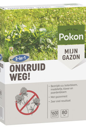 Afbeeldingen van Pokon Onkruid Weg! 80 m2 = 1600 gr