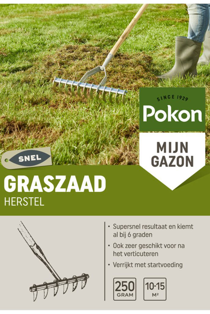 Afbeeldingen van Pokon SOS Graszaad Herstel 250gr