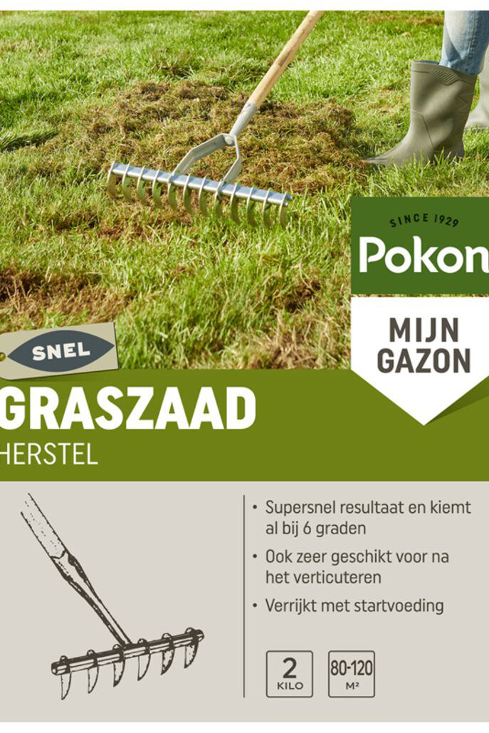 Afbeeldingen van Pokon SOS Graszaad Herstel 2KG