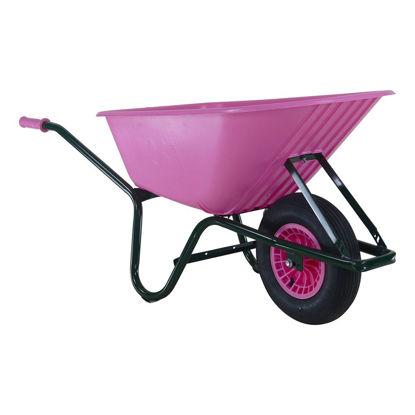 Afbeeldingen van Kruiwagen Fort TK-100 Roze