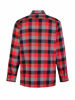 Afbeeldingen van Flaneloverhemd Dawson, ruit rood/zwart des.43 maat 3XL