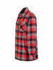 Afbeeldingen van Flaneloverhemd Dawson, ruit rood/zwart des.43 maat 4XL