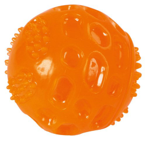 Afbeeldingen van Ball ToyFastic, Squeaky oranje Ø7,5cm