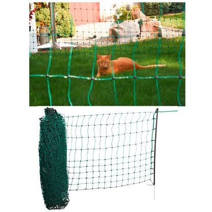 Afbeeldingen van AKO Kattennet CatNet 77cm-25m. enkele pen -GROEN-