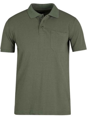 Afbeeldingen van Poloshirt, kleur Olijfgroen