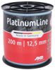 Afbeeldingen van AKO PlatinumLine schriklint 12,5 mm wit/blauw-200m