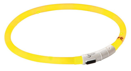 Afbeeldingen van Maxi Safe LED-halsband, geel, lengte 55 cm