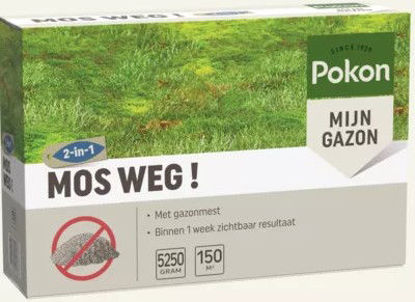 Afbeeldingen van Pokon Mos Weg 5,25kg voor 150m2