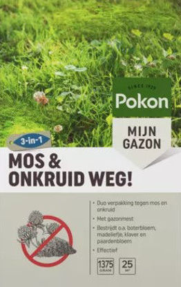 Afbeeldingen van Pokon Mos en Onkruid Weg 1,375kg voor 25m2