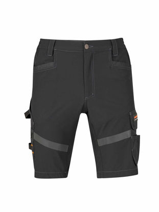 Afbeeldingen van Storvik Stijn 4-way korte broek stretch, Zwart