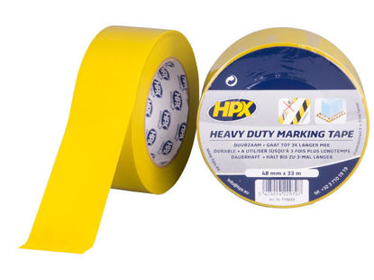 Afbeeldingen van Zelfklevende afzettape Heavy Duty geel  48mm x 33m.